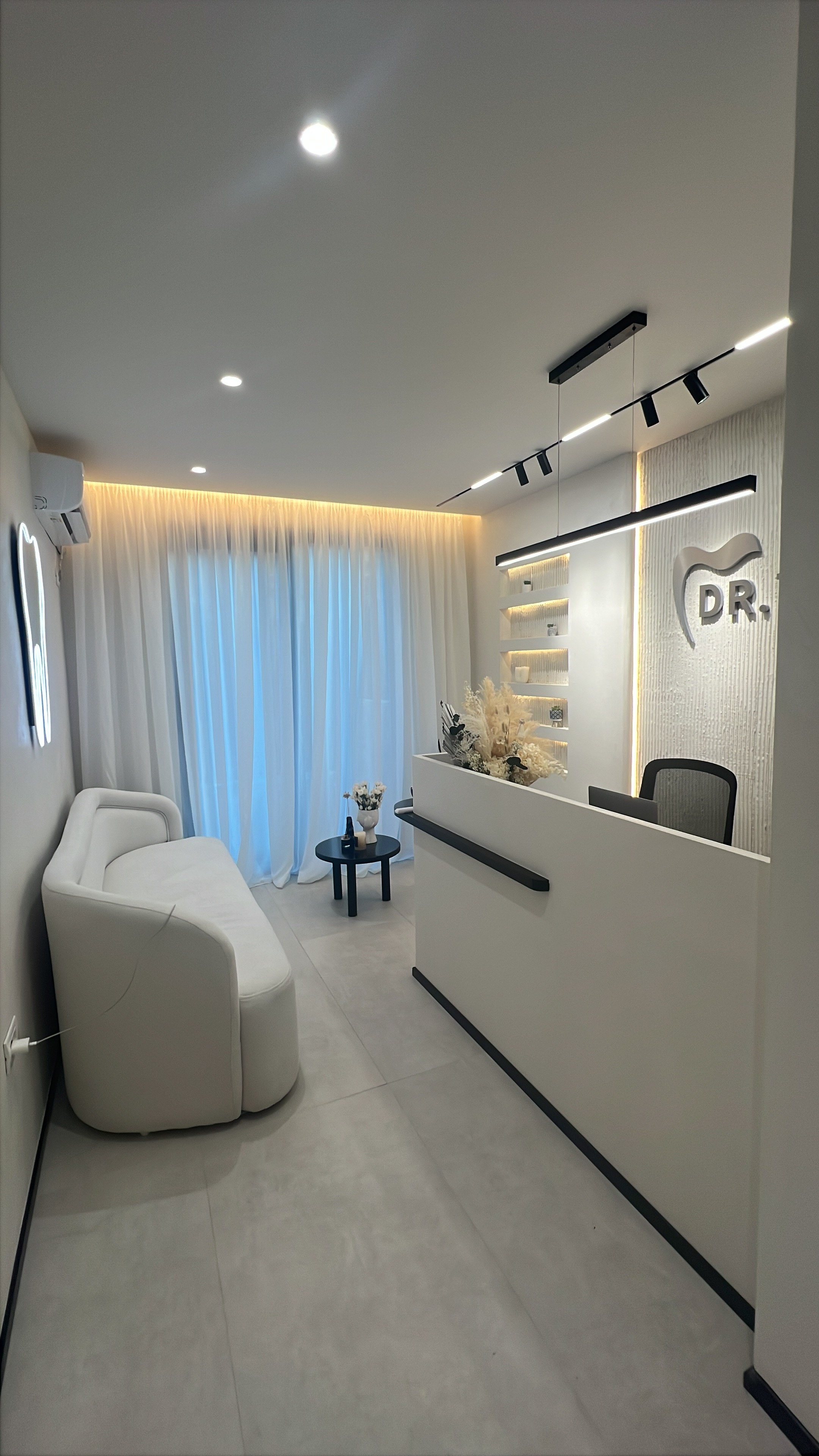 Clinic reception area